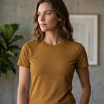 Women's Mars Fabric Round Neck T-Shirt