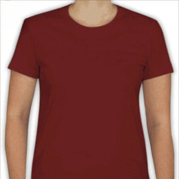 Custom Women's Round Neck T-shirt