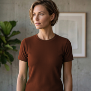 Women Single Jersey Round Neck T-Shirts