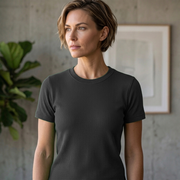 Women Single Jersey Round Neck T-Shirts