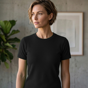 Women Single Jersey Round Neck T-Shirts