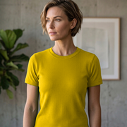 Women Single Jersey Round Neck T-Shirts