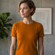 Women Single Jersey Round Neck T-Shirts