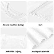 Womens Cotton Front & Back Printing T Shirt