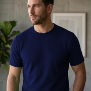 Men Single Jersey Round Neck T-Shirts