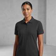 Poly Cotton Fabric Women Polo T-Shirt