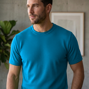 Men Single Jersey Round Neck T-Shirts