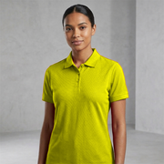 Poly Cotton Fabric Women Polo T-Shirt