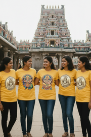 Women's Temple Event Special T-Shirt - Devotional Cultural Festival Tee