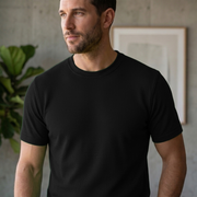 Men Single Jersey Round Neck T-Shirts