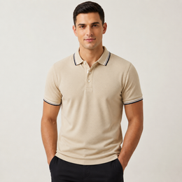 Premium Men Pique Fabric Tipping T-Shirts