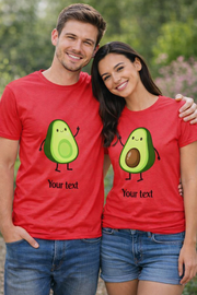Matching Couple T-Shirt - Love Graphic Tee for Anniversary Gifts