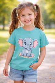 Custom Kids T-Shirt for Girls - Personalized Cotton Printed Tee
