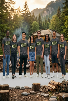 Custom Group Matching T-Shirts - Personalized Printed Team Tees