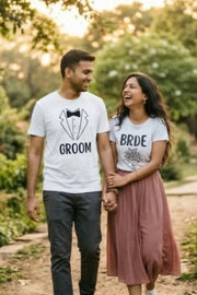Custom Wedding Celebration T-Shirt - Bride & Groom Event Tee