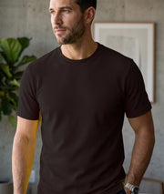 Men's Premium Dot Knit Round Neck T-Shirt