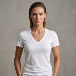 Women's Salina Fabric V-Neck T-Shirt