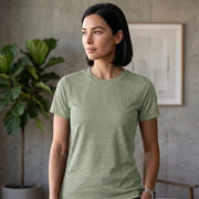 Women's Premium Dot Knit Round Neck T-Shirt