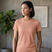 Women's Premium Dot Knit Round Neck T-Shirt