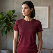 Women's Premium Dot Knit Round Neck T-Shirt