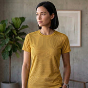 Women's Premium Dot Knit Round Neck T-Shirt