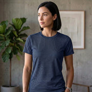 Women's Premium Dot Knit Round Neck T-Shirt