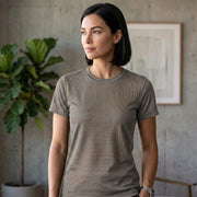Women's Premium Dot Knit Round Neck T-Shirt