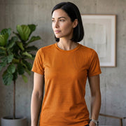 Women's Premium Dot Knit Round Neck T-Shirt