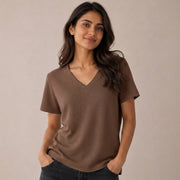 Women's Mars Fabric V-Neck T-Shirt