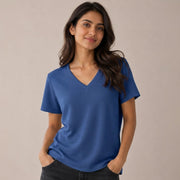 Women's Mars Fabric V-Neck T-Shirt