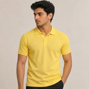 Poly Cotton Fabric Men Polo T-Shirt