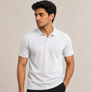 Poly Cotton Fabric Men Polo T-Shirt