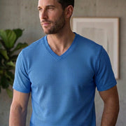 Poly Cotton Men V Neck T-Shirt
