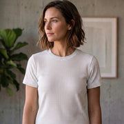Poly Cotton Women Round Neck T-Shirt