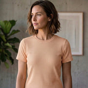 Poly Cotton Women Round Neck T-Shirt