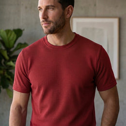Men Single Jersey Round Neck T-Shirts