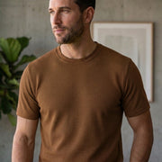 Men Single Jersey Round Neck T-Shirts