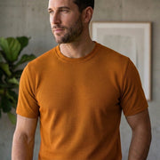 Men Single Jersey Round Neck T-Shirts