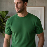 Men Single Jersey Round Neck T-Shirts