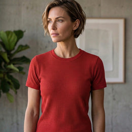 Women Single Jersey Round Neck T-Shirts