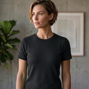 Women Single Jersey Round Neck T-Shirts