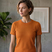 Women Single Jersey Round Neck T-Shirts