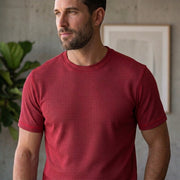 Poly Cotton Men Round Neck T-Shirt