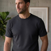 Poly Cotton Men Round Neck T-Shirt