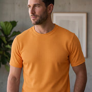 Poly Cotton Men Round Neck T-Shirt