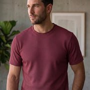 Poly Cotton Men Round Neck T-Shirt