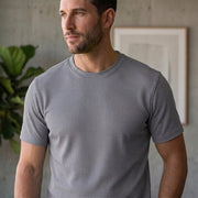 Poly Cotton Men Round Neck T-Shirt