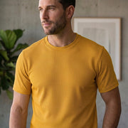 Poly Cotton Men Round Neck T-Shirt