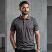 Inside Cotton Outside Polyester Fabric Men Polo T-Shirt