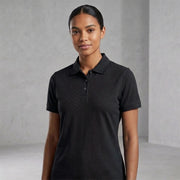 Poly Cotton Fabric Women Polo T-Shirt